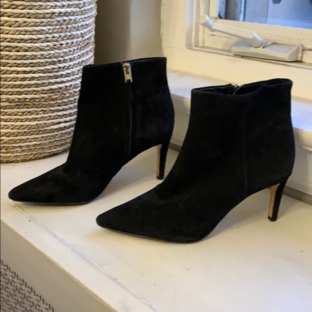 Black velvet Sam Edelman Ankle booties